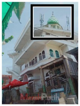 Warga Bergejolak, Diduga Pembangunan BTS diatas Masjid Tak Berizin