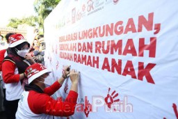 Ribuan Pelajar Surabaya Semarakkan Gebyar Hari Anak Nasional 2022
