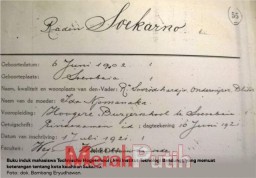 Kuliah di ITB dari Buku Induk Tercatat Soekarno Kelahiran di Surabaya