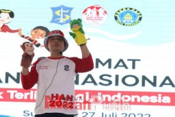 Begini Kebolehan Wali Kota Eri Mendongeng di Gebyar Hari Anak Nasional