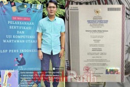 BNSP Pers Terbitkan 11 Sertifikat SKW Berlisensi Negara Berlogo Garuda