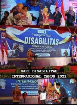 Peringatan HDI 2022, Pemprov Jatim Beri Penghargaan dan Bantuan pada Penyandang Disabilitas
