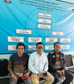 Tim Pemenangan ErJi Maju Bakal Calon LPMK Tanah Kali Kedinding