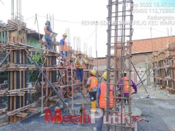 Sinergi untuk Keberhasilan Pembangunan Gedung SDN Kedung Rejo 1, Waru Sidoarjo