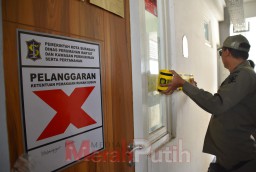 Satpol PP Surabaya Segel 6 Unit Rusunawa yang Lama Tak Dihuni