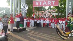 Jalan Sehat Patriotik Surau Qutubul Amin, Aldi Tahir Hibur 2.500 Peserta