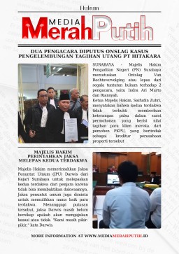 2 Pengacara Diputus Onslag Kasus Dugaan Pengelembungan Tagihan Utang PT Hitakara