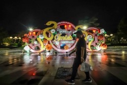 Semarak Imlek 2576 di Surabaya Diwarnai Ornamen Bertemakan Tahun Ular