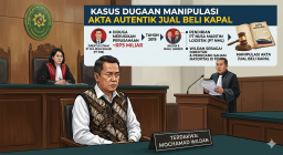 Baca juga : Diduga Manipulasi Akta Kapal Dirut PT ENB Terancam Pidana Kerugian Rp5 Miliar