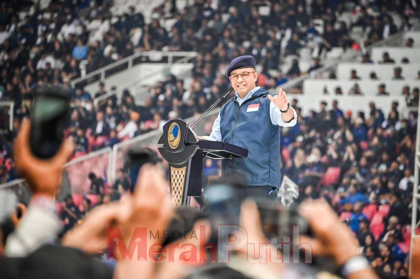 Orasi pidato Anies Baswedan pada Apel Siaga Perubahan di Gelora Bung Karno (GBK), Minggu (16/7) I MMP I dok FB Anies Baswedan