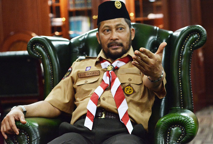 Ketua Kwartir Nasional (Kwarnas) Komjen Pol (Purn) Budi Waseso I MMP I ist