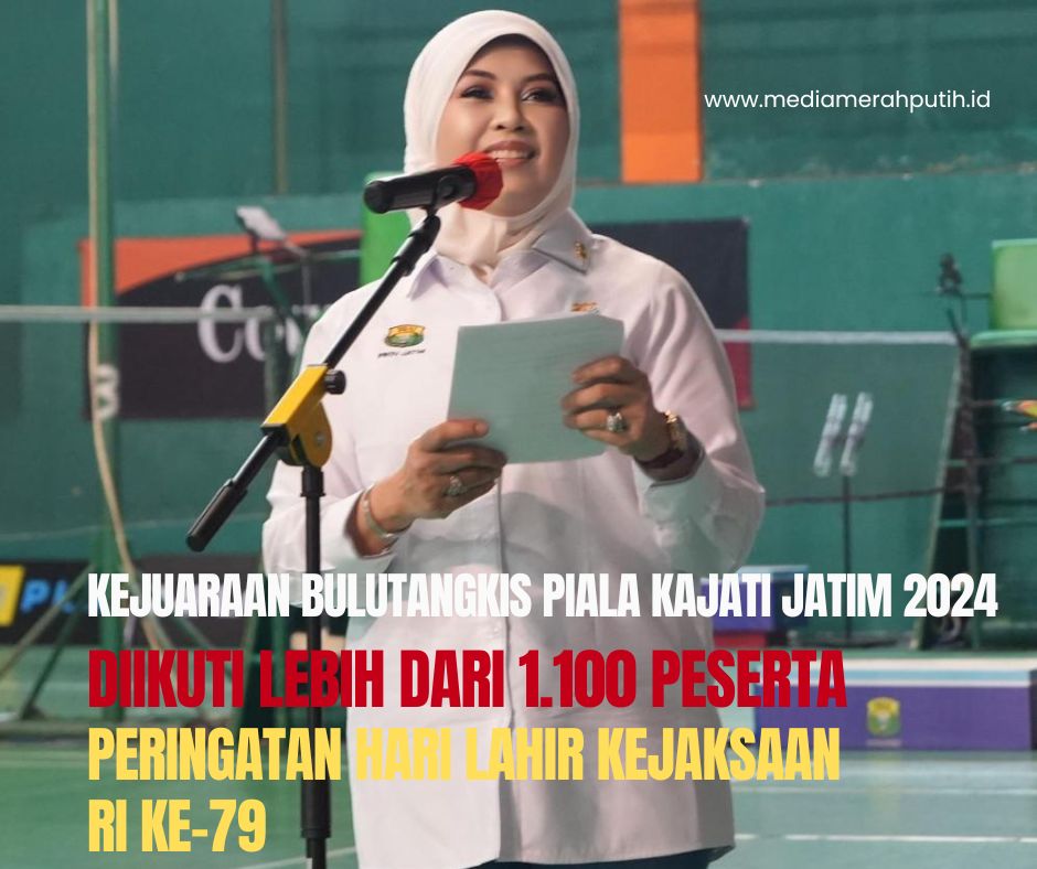 Kajati Jatim Mia Amiati berharap event seperti ini dapat terus diselenggarakan secara rutin dan berkesinambungan. Dengan begitu, bakat dan kemampuan generasi muda di bidang bulutangkis dapat terus terasah I MMP I Antonius Andhika