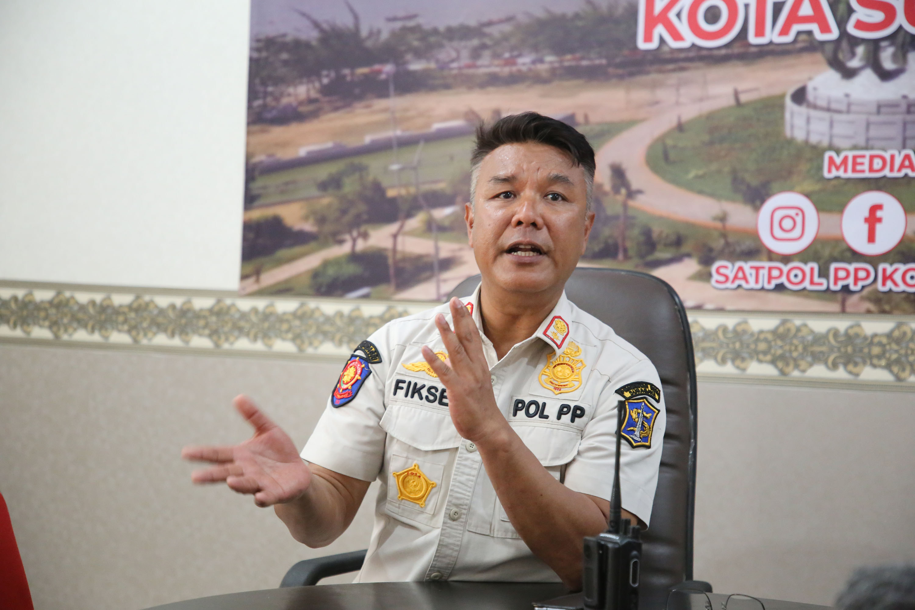 Kepala Satuan Polisi Pamong Praja (Satpol PP) Kota Surabaya, M. Fikser I MMP I dok pemkot