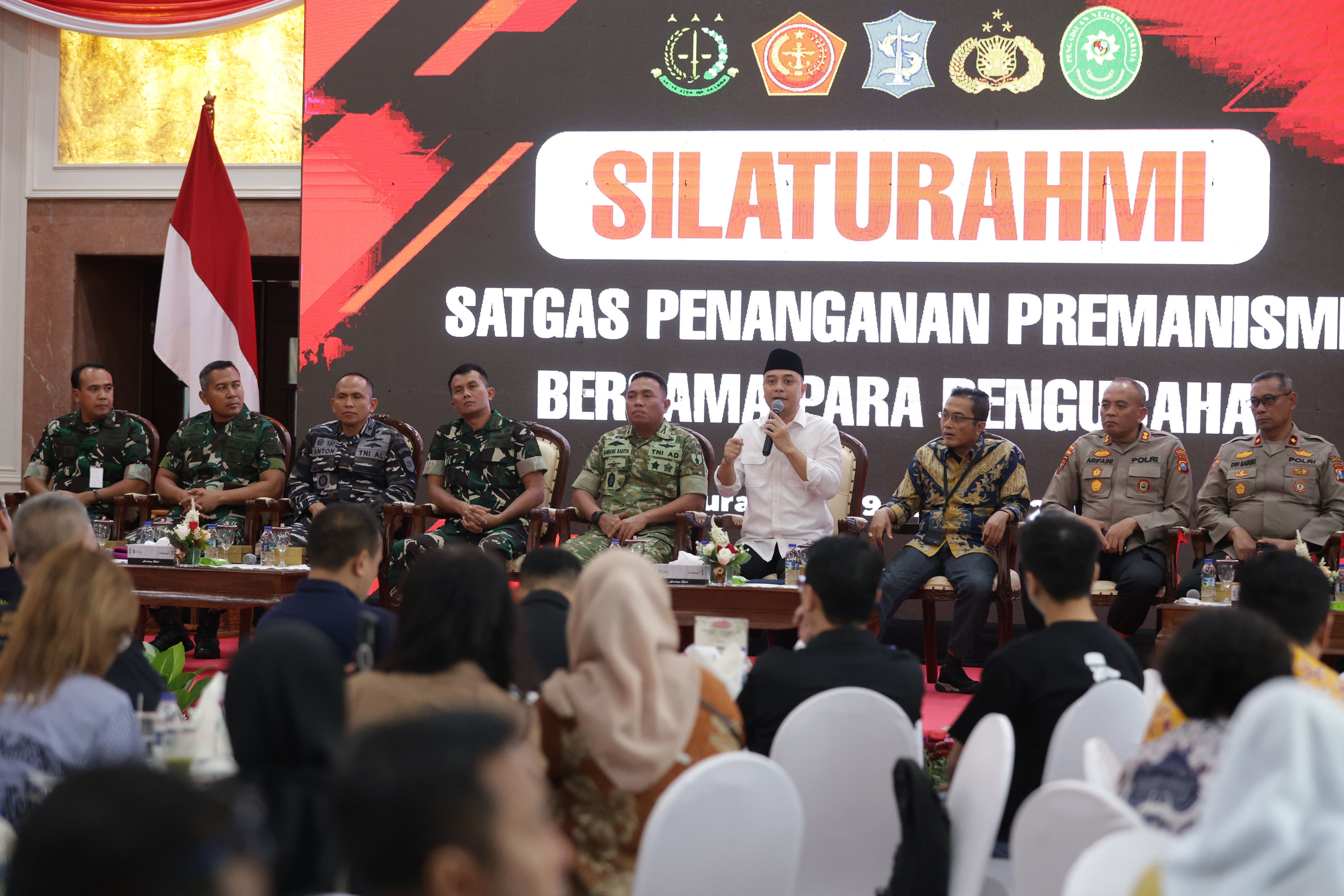 Pengarahan Walikota Surabaya bersama Satgas Anti Premanisme kepada Asosiasi Pengusaha Kafe dan Restoran | MMP | dok pemkot