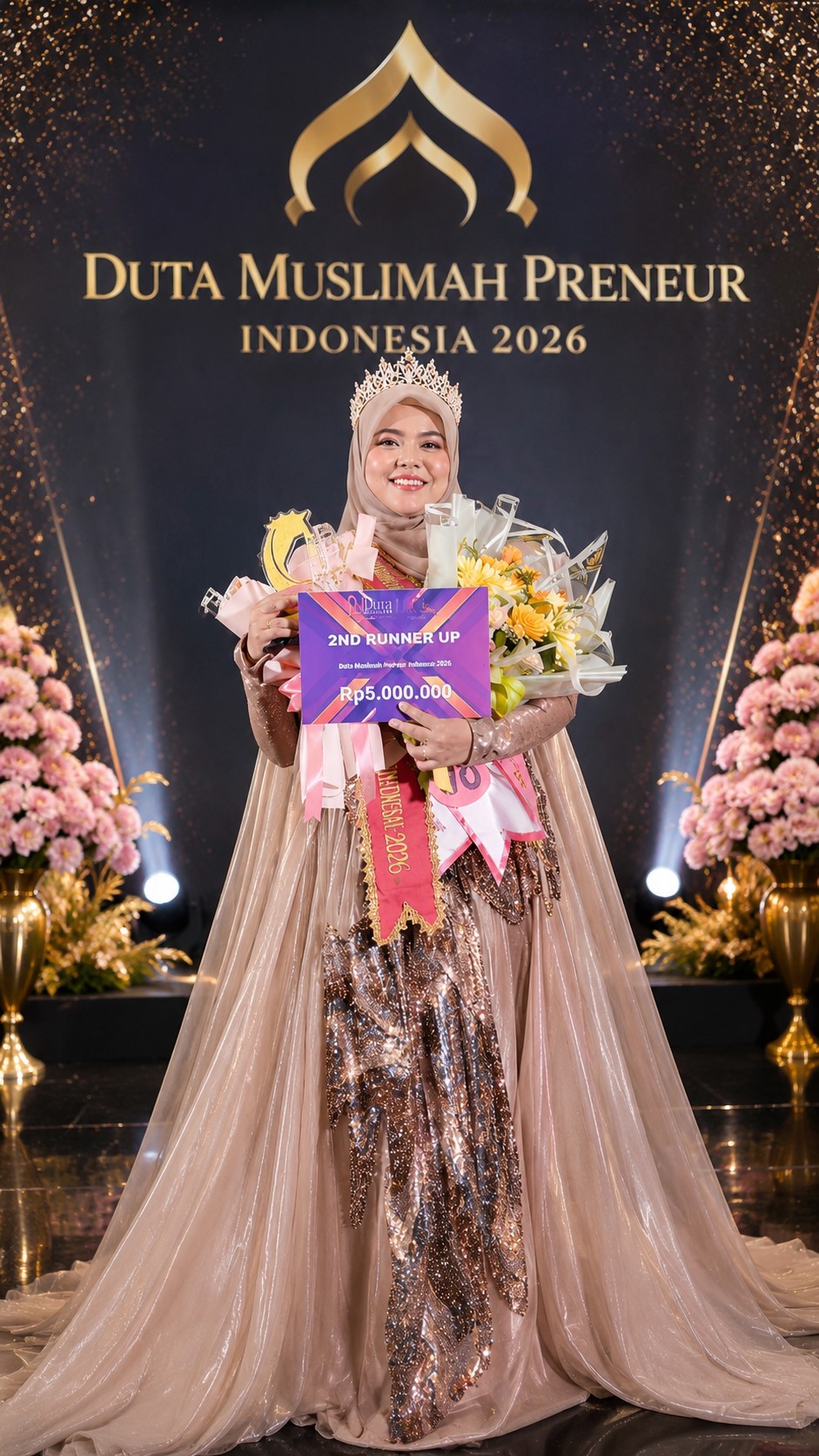 Tirta Meyrizka Lubis terpilih sebagai Duta Muslimah Preneur Indonesia, penghargaan yang diberikan kepada perempuan yang mampu menghadirkan dampak positif melalui karya, bisnis, dan kontribusi sosial | MMP | dok